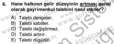 Gayrimenkul Yönetiminde Mesleki Etik Dersi 2012 - 2013 Yılı (Vize) Ara Sınav Soruları 6. Soru
