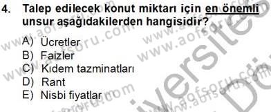 Gayrimenkul Yönetiminde Mesleki Etik Dersi 2012 - 2013 Yılı (Final) Dönem Sonu Sınav Soruları 4. Soru