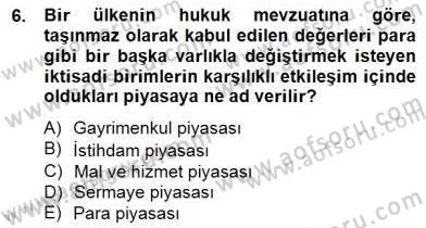 Gayrimenkul Yönetiminde Mesleki Etik Dersi 2014 - 2015 Yılı (Vize) Ara Sınav Soruları 6. Soru