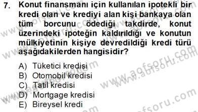 Gayrimenkul Yönetiminde Mesleki Etik Dersi 2014 - 2015 Yılı (Vize) Ara Sınav Soruları 7. Soru