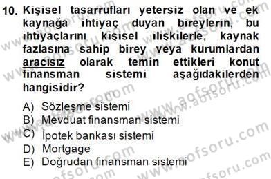 Gayrimenkul Yönetiminde Mesleki Etik Dersi 2014 - 2015 Yılı (Final) Dönem Sonu Sınav Soruları 10. Soru