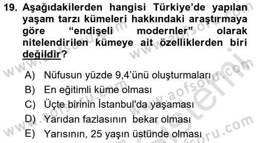 Emlak Pazarlaması Dersi 2025 - 2026 Yılı (Vize) Ara Sınav Soruları 19. Soru