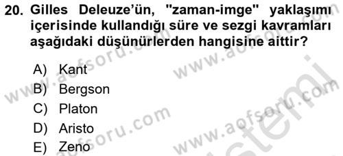 Görsel Estetik Dersi 2018 - 2019 Yılı 3 Ders Sınav Soruları 20. Soru