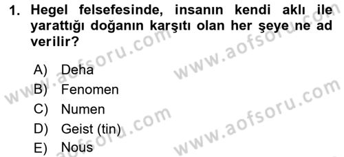 Görsel Estetik Dersi 2018 - 2019 Yılı (Vize) Ara Sınav Soruları 1. Soru