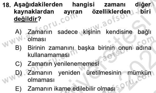 Görsel Estetik Dersi 2019 - 2020 Yılı (Final) Dönem Sonu Sınav Soruları 18. Soru