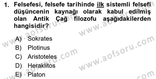 Görsel Estetik Dersi 2021 - 2022 Yılı Yaz Okulu Sınav Soruları 1. Soru