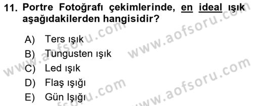 Görsel Estetik Dersi 2022 - 2023 Yılı (Vize) Ara Sınav Soruları 11. Soru