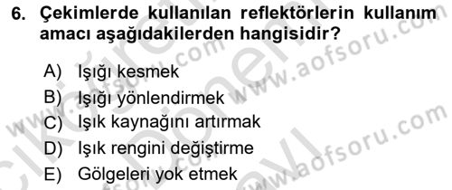 Görsel Estetik Dersi 2024 - 2025 Yılı (Final) Dönem Sonu Sınav Soruları 6. Soru
