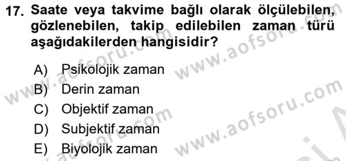 Görsel Estetik Dersi 2025 - 2026 Yılı (Final) Dönem Sonu Sınav Soruları 17. Soru