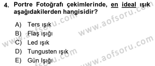 Görsel Estetik Dersi 2025 - 2026 Yılı (Final) Dönem Sonu Sınav Soruları 4. Soru