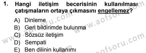 Aile Yapısı ve İlişkileri Dersi 2012 - 2013 Yılı (Vize) Ara Sınav Soruları 1. Soru