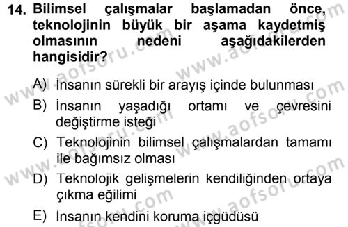 Aile Yapısı ve İlişkileri Dersi 2012 - 2013 Yılı (Final) Dönem Sonu Sınav Soruları 14. Soru