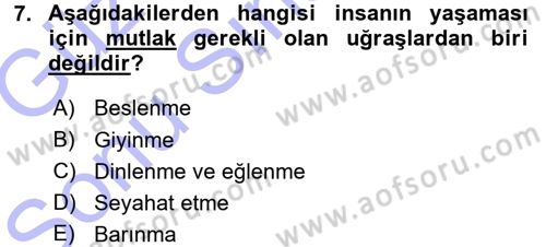 Aile Yapısı ve İlişkileri Dersi 2015 - 2016 Yılı (Final) Dönem Sonu Sınav Soruları 7. Soru