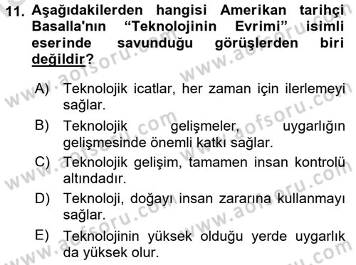 Aile Yapısı ve İlişkileri Dersi 2024 - 2025 Yılı (Final) Dönem Sonu Sınav Soruları 11. Soru