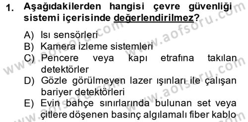 Ev Teknolojisi Dersi 2012 - 2013 Yılı (Vize) Ara Sınav Soruları 1. Soru
