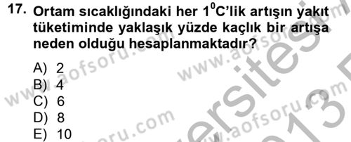Ev Teknolojisi Dersi 2012 - 2013 Yılı (Vize) Ara Sınav Soruları 17. Soru