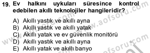 Ev Teknolojisi Dersi 2012 - 2013 Yılı (Final) Dönem Sonu Sınav Soruları 19. Soru