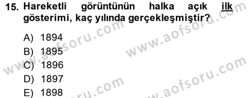 Ev Teknolojisi Dersi 2013 - 2014 Yılı (Final) Dönem Sonu Sınav Soruları 15. Soru