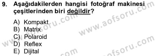 Ev Teknolojisi Dersi 2014 - 2015 Yılı Tek Ders Sınav Soruları 9. Soru