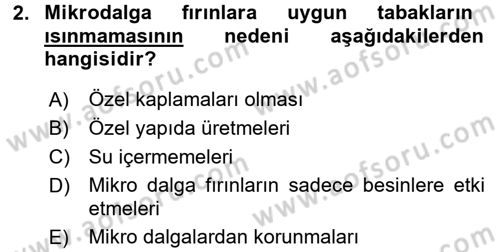 Ev Teknolojisi Dersi 2015 - 2016 Yılı (Vize) Ara Sınav Soruları 2. Soru