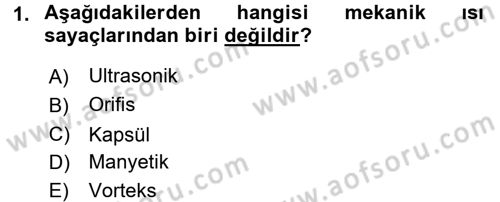 Ev Teknolojisi Dersi 2015 - 2016 Yılı Tek Ders Sınav Soruları 1. Soru