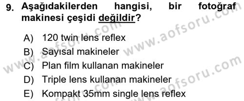 Ev Teknolojisi Dersi 2015 - 2016 Yılı Tek Ders Sınav Soruları 9. Soru