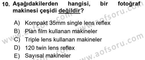 Ev Teknolojisi Dersi 2016 - 2017 Yılı 3 Ders Sınav Soruları 10. Soru