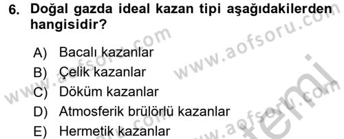 Ev Teknolojisi Dersi 2016 - 2017 Yılı 3 Ders Sınav Soruları 6. Soru