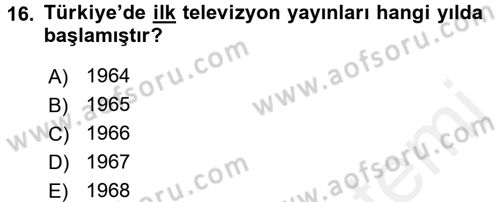 Ev Teknolojisi Dersi 2017 - 2018 Yılı 3 Ders Sınav Soruları 16. Soru