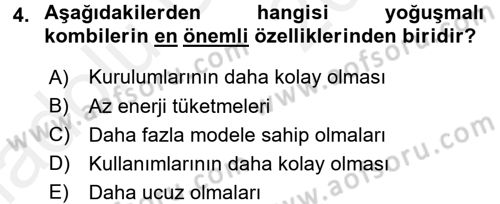 Ev Teknolojisi Dersi 2017 - 2018 Yılı 3 Ders Sınav Soruları 4. Soru