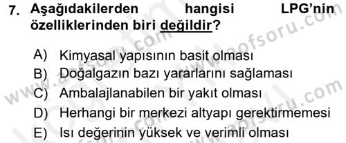 Ev Teknolojisi Dersi 2017 - 2018 Yılı (Vize) Ara Sınav Soruları 7. Soru