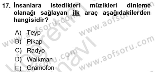 Ev Teknolojisi Dersi 2018 - 2019 Yılı 3 Ders Sınav Soruları 17. Soru