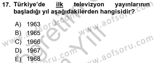 Ev Teknolojisi Dersi 2018 - 2019 Yılı Yaz Okulu Sınav Soruları 17. Soru