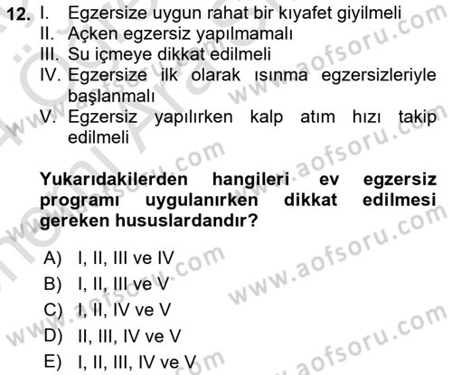 Ev Teknolojisi Dersi 2023 - 2024 Yılı (Vize) Ara Sınav Soruları 12. Soru