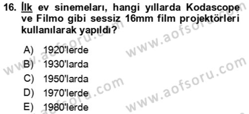 Ev Teknolojisi Dersi 2023 - 2024 Yılı (Final) Dönem Sonu Sınav Soruları 16. Soru