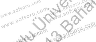 İş Etüdü Dersi 2012 - 2013 Yılı (Vize) Ara Sınav Soruları 3. Soru