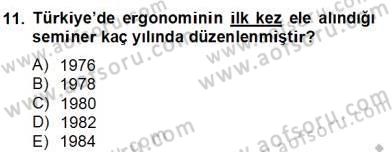 İş Etüdü Dersi 2012 - 2013 Yılı (Final) Dönem Sonu Sınav Soruları 11. Soru