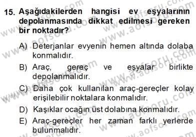 İş Etüdü Dersi 2013 - 2014 Yılı (Final) Dönem Sonu Sınav Soruları 15. Soru