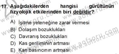 İş Etüdü Dersi 2013 - 2014 Yılı (Final) Dönem Sonu Sınav Soruları 17. Soru