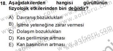 İş Etüdü Dersi 2013 - 2014 Yılı Tek Ders Sınav Soruları 18. Soru