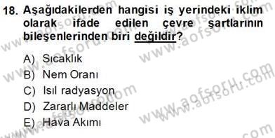 İş Etüdü Dersi 2014 - 2015 Yılı (Final) Dönem Sonu Sınav Soruları 18. Soru