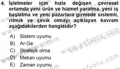 İş Etüdü Dersi 2015 - 2016 Yılı (Vize) Ara Sınav Soruları 4. Soru