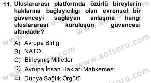 Konut Seçimi ve Düzenlenmesi Dersi 2013 - 2014 Yılı (Final) Dönem Sonu Sınav Soruları 11. Soru