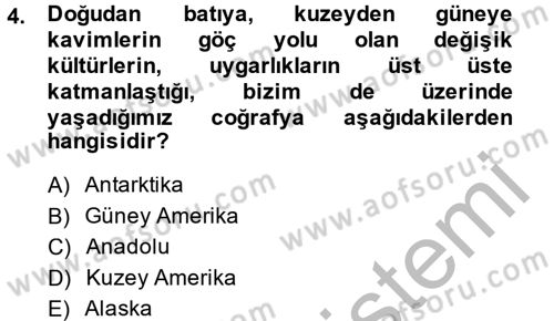 Konut Seçimi ve Düzenlenmesi Dersi 2014 - 2015 Yılı (Vize) Ara Sınav Soruları 4. Soru