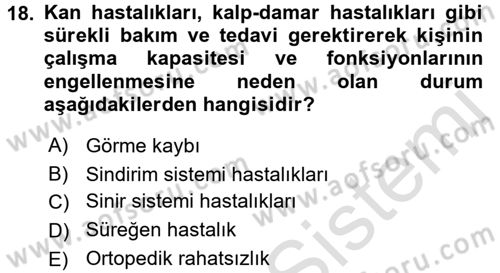 Konut Seçimi ve Düzenlenmesi Dersi 2015 - 2016 Yılı (Final) Dönem Sonu Sınav Soruları 18. Soru