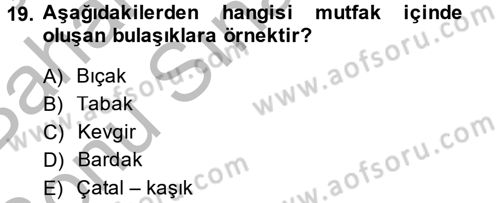 Genel Beslenme Dersi 2013 - 2014 Yılı (Final) Dönem Sonu Sınav Soruları 19. Soru