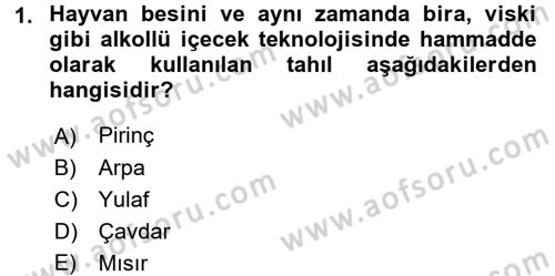 Genel Beslenme Dersi 2017 - 2018 Yılı (Vize) Ara Sınav Soruları 1. Soru