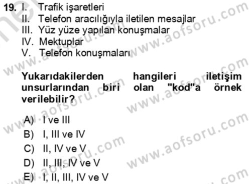 Çocuk ve Ergen Bakımı Dersi 2021 - 2022 Yılı (Vize) Ara Sınav Soruları 19. Soru