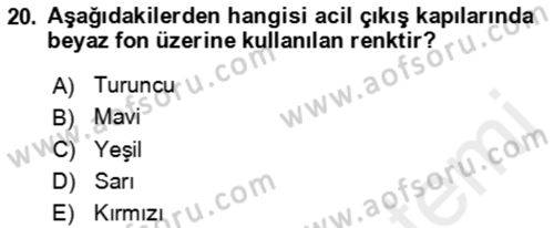 Verimlilik Yönetimi Dersi 2018 - 2019 Yılı (Vize) Ara Sınav Soruları 20. Soru