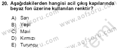 Verimlilik Yönetimi Dersi 2021 - 2022 Yılı (Vize) Ara Sınav Soruları 20. Soru